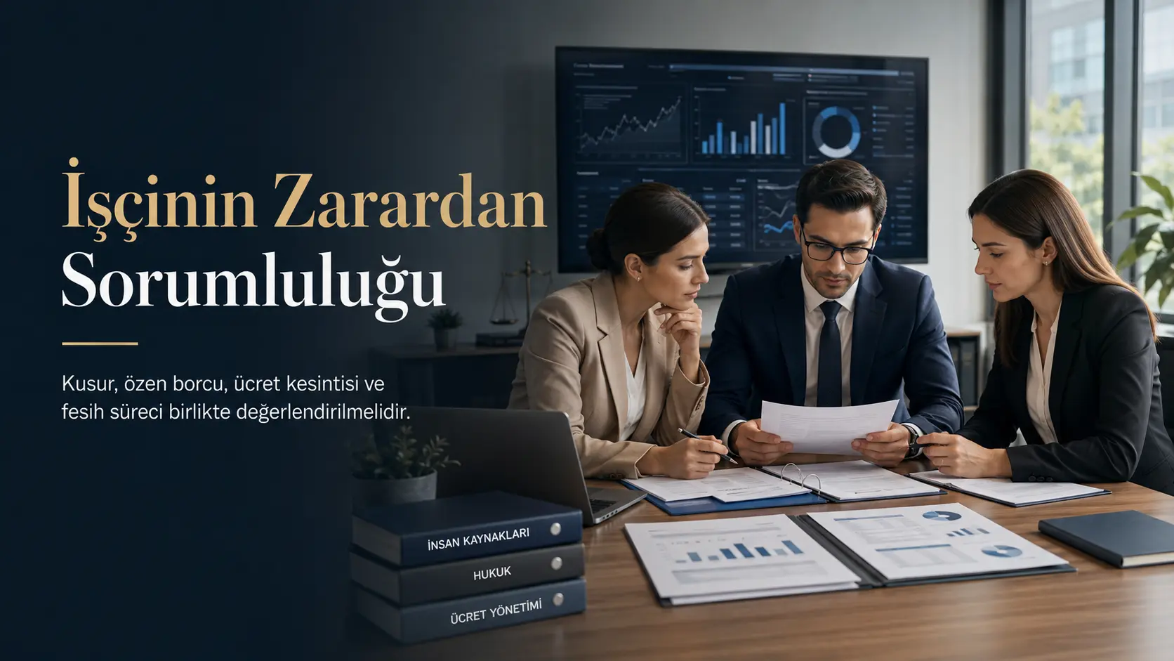 İşçinin zarardan sorumluluğu konulu kurumsal blog görseli